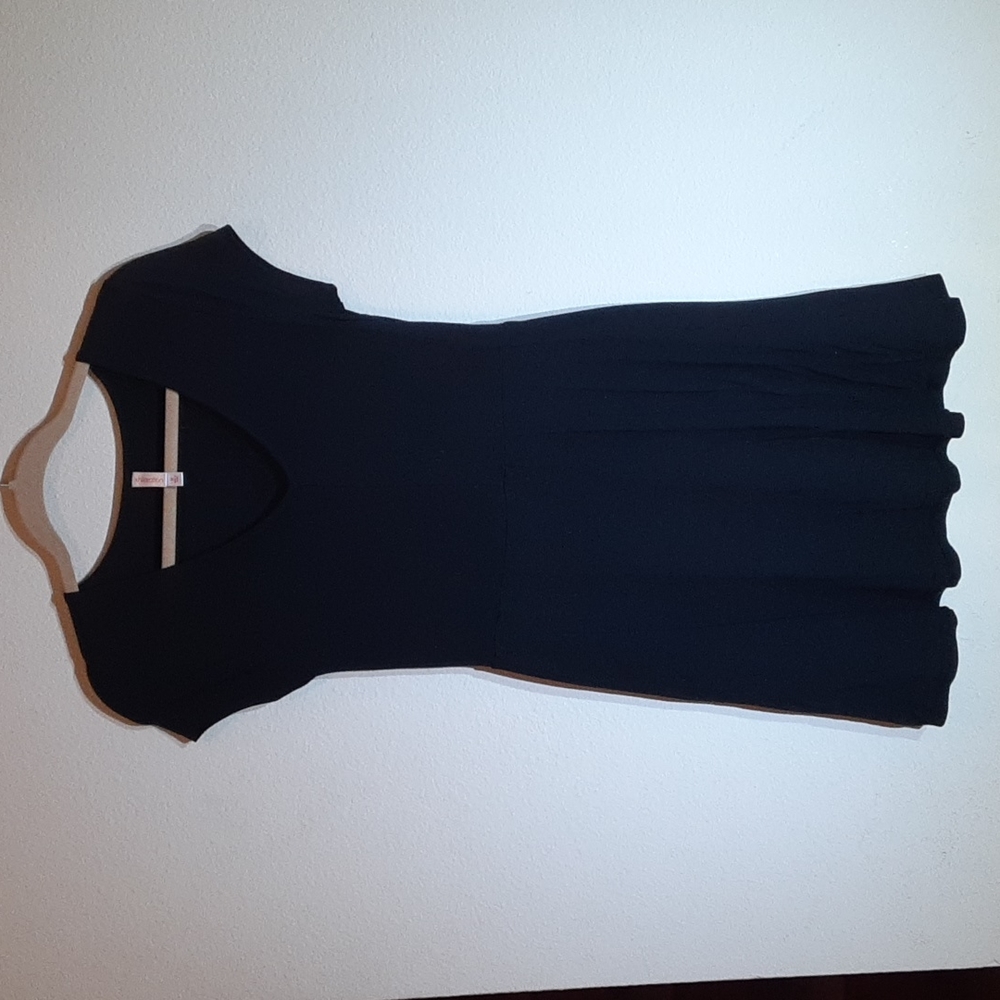 Black mini dress-M